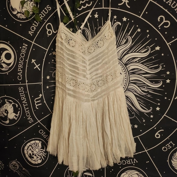 Free people dress white lace dress - Picture 2 of 4